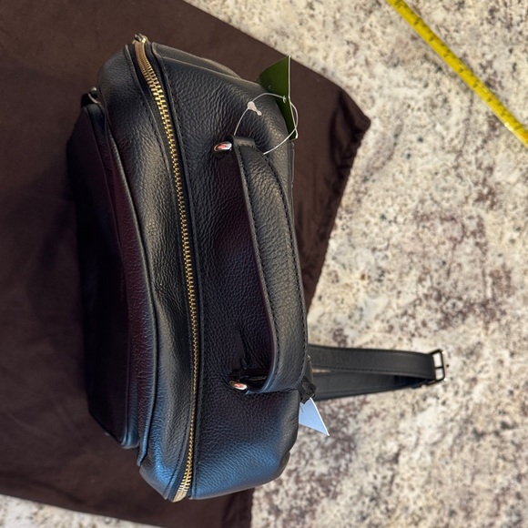 Kate Spade Black Leather Backpack - Picture 6 of 6